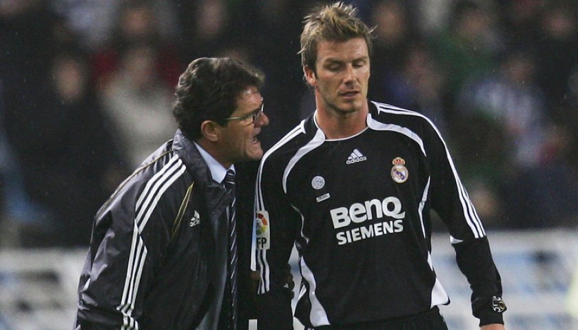 Beckham's Match-Issued/Worn Real Madrid Shirt, 2006/07 UCL