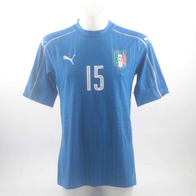 Acerbi match worn shirt, Germany-Italy 29.03.16 - unwashed