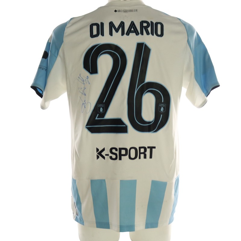 Di Mario's Signed Unwashed Shirt, Virtus Entella vs Venezia 2026