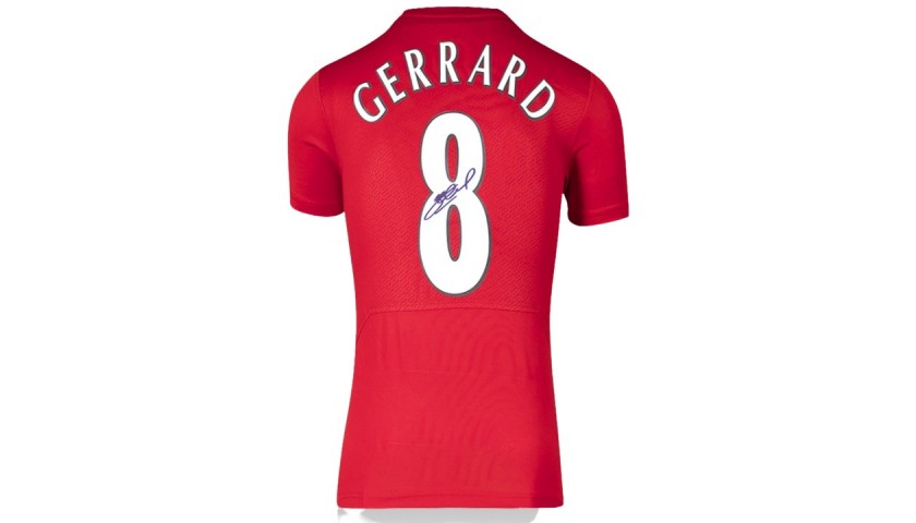  Steven Gerrard's Liverpool 2005 Signed Shirt - UEFA Champions League Final Edition