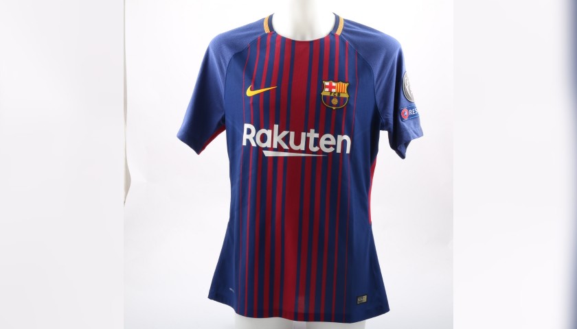 Messi Barcelona Jersey 2017 2018 Home Size XL Shirt Soccer Nike