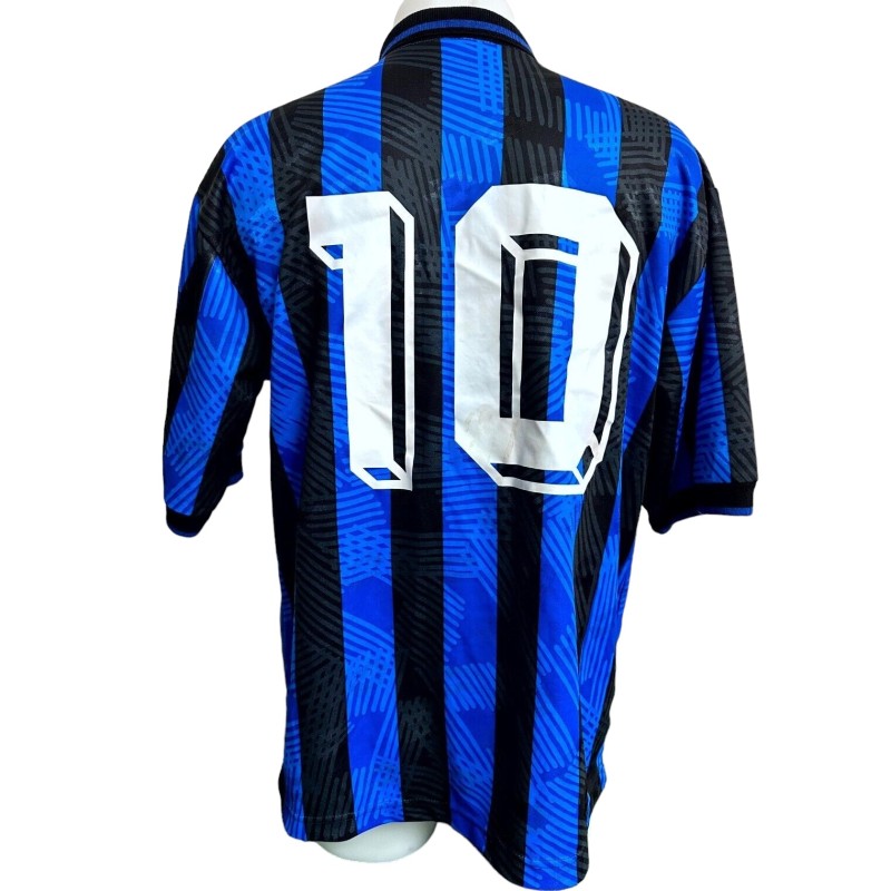 Morfeo's Atalanta Match-Issued Shirt, UCL/94