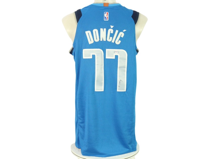 Canotta ufficiale Doncic Dallas Mavericks - Autografata + COA