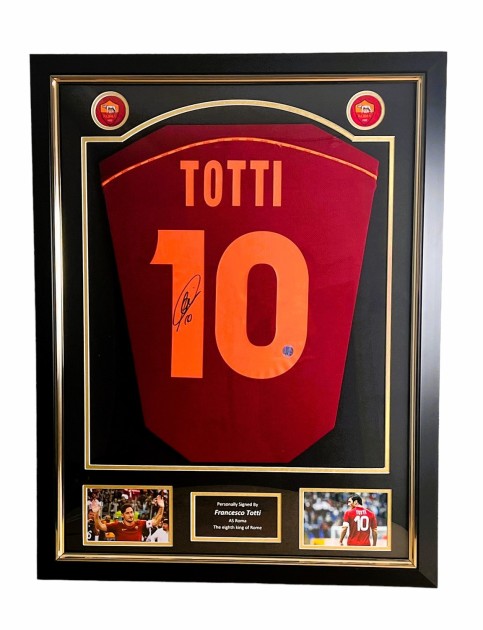 Francesco Totti's AS Roma 1998/1999 Signed and Framed Shirt