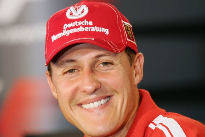 Cappellino Ferrari di Michael Schumacher - Autografato