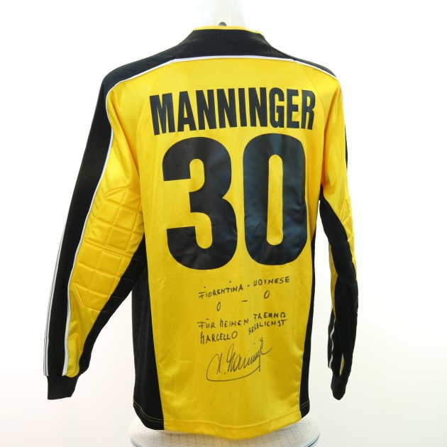 Manninger's Fiorentina vs Udinese Signed Match-Issued Shirt, 2002