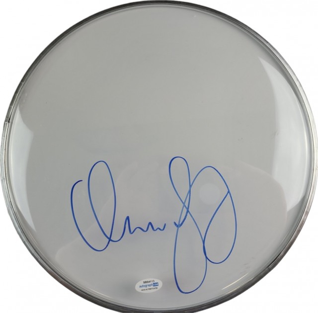 Dennis DeYoung 'Styx' Signed Framed Drumhead Display - CharityStars