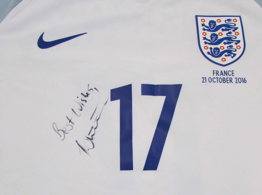 Isobel Christiansen's Match Issued and Signed England 2016 Shirt 