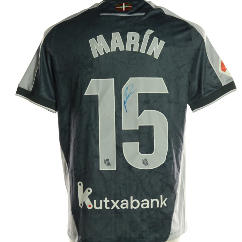 Maglia Marin Unwashed Girona vs Real Sociedad, 2026 - Autografata
