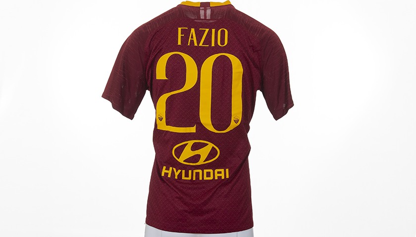 Fazio's Worn Shirt, Roma-Juve 18/19