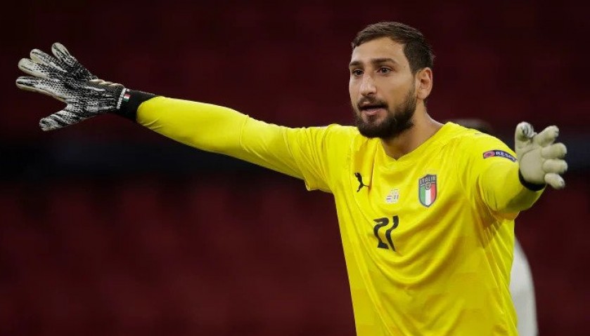 Maglia gara Donnarumma, Olanda-Italia 2020