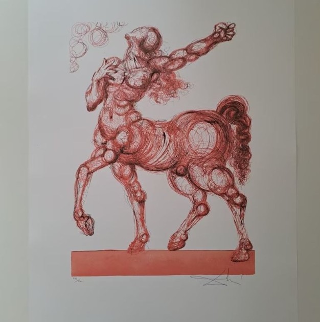 'Divine Comedy' Lithograph Signed by Salvador Dalí