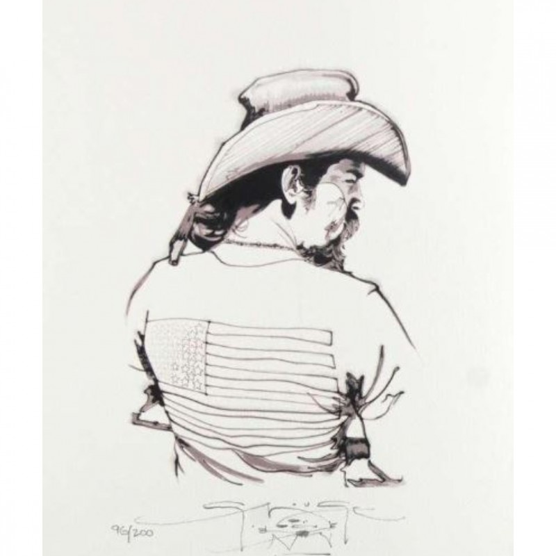 'Pig Pen' Lithograph by Stanley Mouse