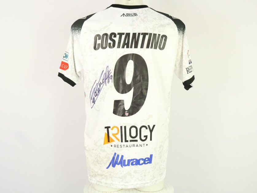 Costantino's Unwashed Signed Shirt, Avellino vs Catania 2024