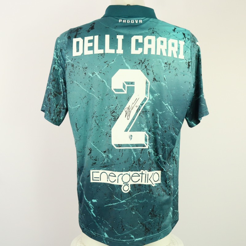 Delli Carri's unwashed Signed Shirt, Fiorenzuola vs Padova 2024
