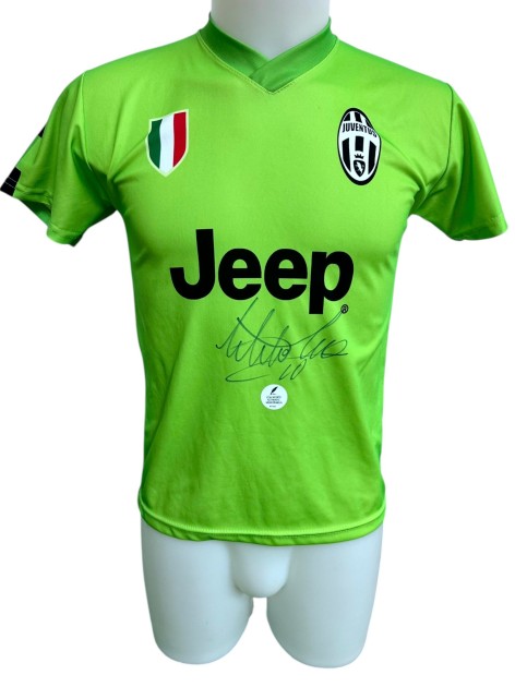 Maglia Ufficiale Buffon Juventus, 2014/15 - Autografata da Alessandro Del Piero