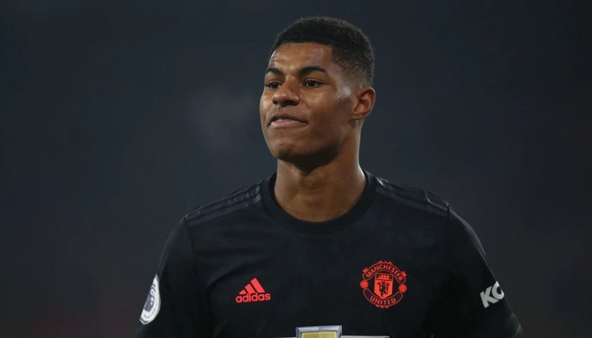 Rashford's Manchester United Match Shirt, PL 2019/20