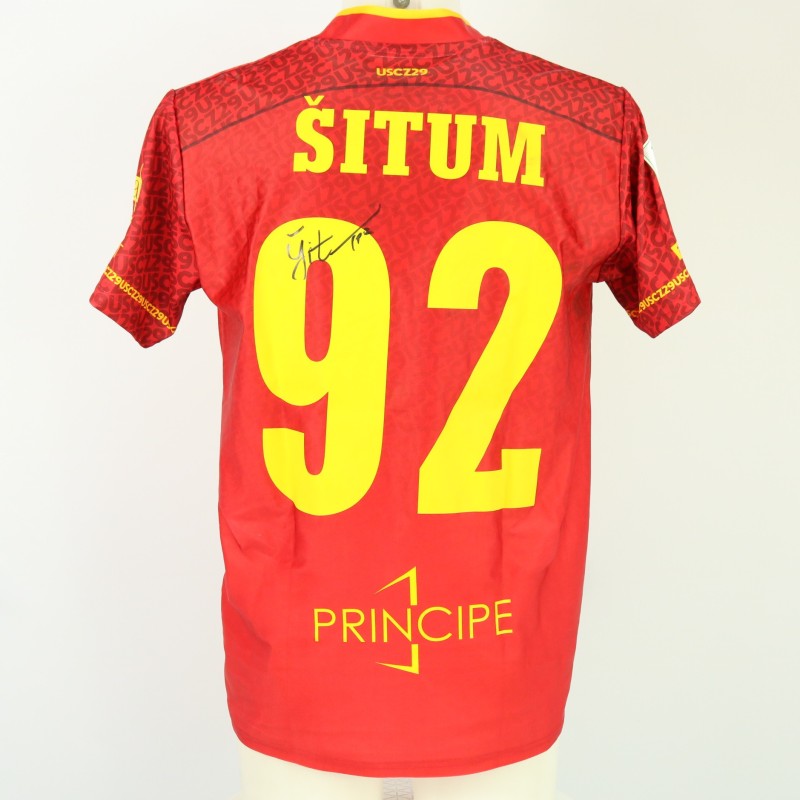 Situm's Unwashed Signed Shirt, Catanzaro vs Südtirol 2024