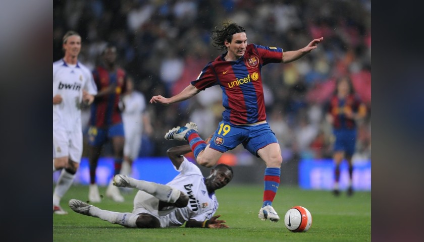 Messi's Barcelona Signed Match Shirt, 2007/08