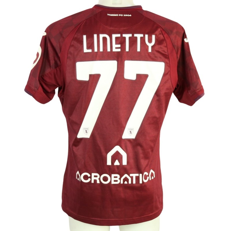 Linetty's Unwashed Shirt, Torino vs Cosenza, Italian Cup 2024