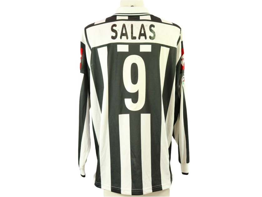 Salas' Juventus Match-Issued Shirt, 2001/02