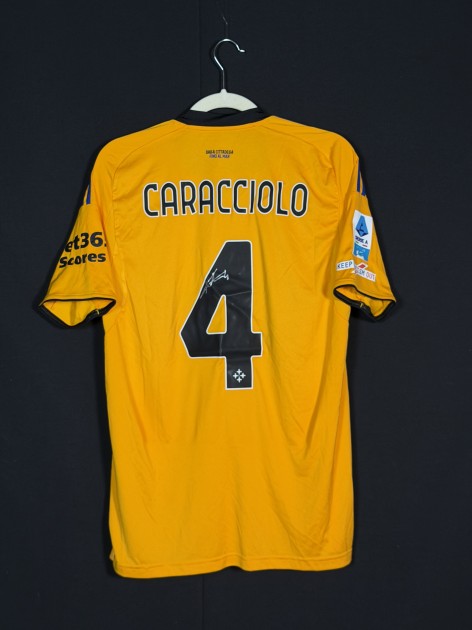 Caracciolo's Signed Match-Worn Shirt, Como vs Pisa 2026