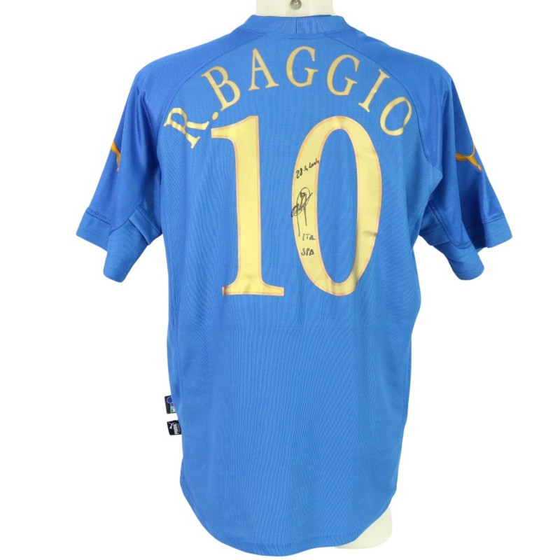Baggio Official Italy Signed Shirt, 2004 