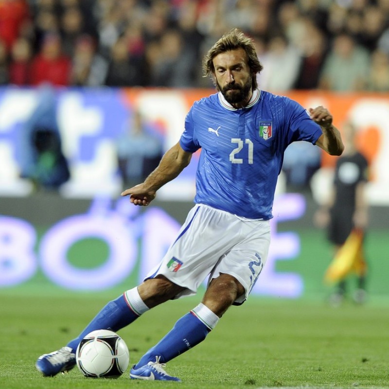 Pirlo's Italy Signed Shirt