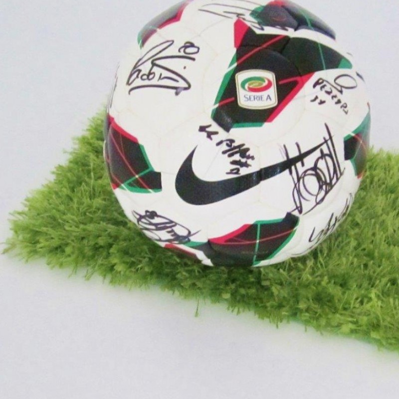 Pallone ufficiale Serie A Tim - autografato dai giocatori Juventus
