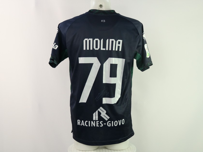 Molina's Signed Unwashed Shirt, Cesena vs Sudtirol 2024