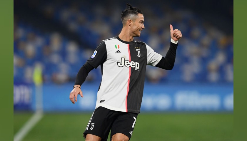 Ronaldo's Official Juventus Signed Shorts