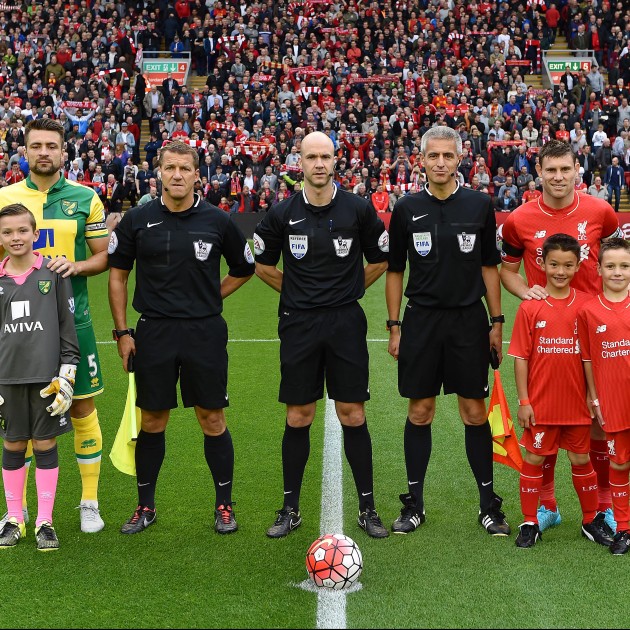 Mascot at Liverpool FC v Southampton – Sunday 25th October 