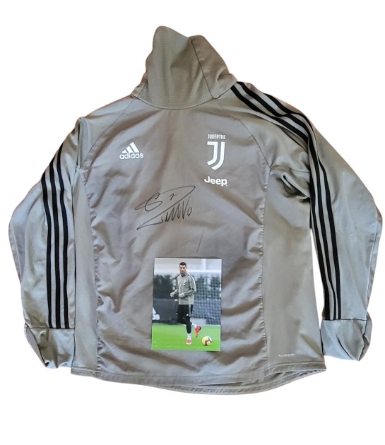 Cristiano Ronaldo's Juventus Signed Training Sweatshirt, 2018/19