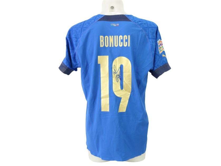 Leonardo Bonucci Signed Match Shirt, UEFA Nations League