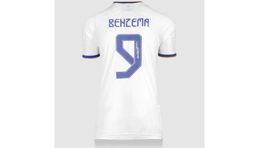 Karim Benzema's Real Madrid Signed Shirt - 2021/22  
