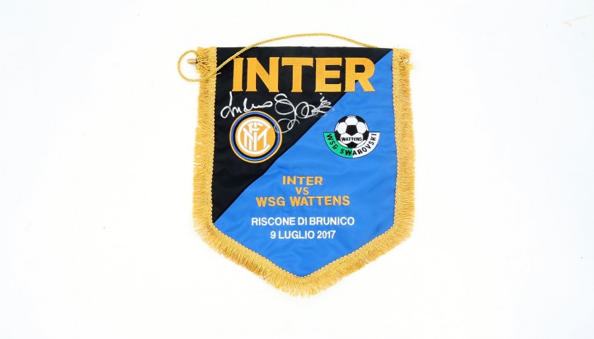 Official Inter-Wattens Pennant Autographed by Spalletti