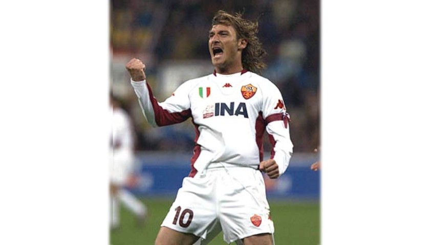 Totti's Official Roma Signed Shirt, 2001/02 