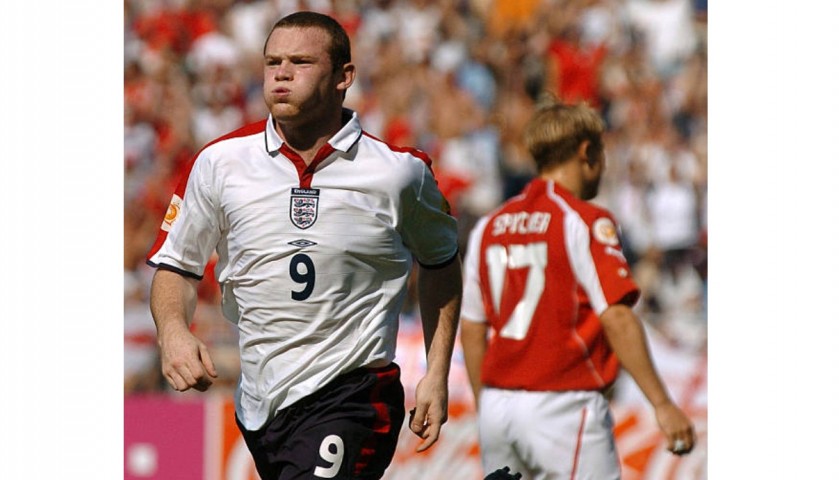 Rooney's England Match Shirt, Euro 2004 