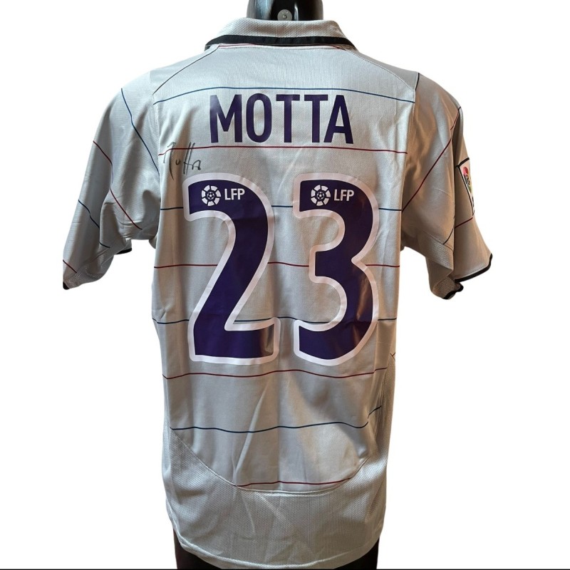 Thiago Motta Replica Barcelona Shirt, 2003/04 - Signed with video evidence