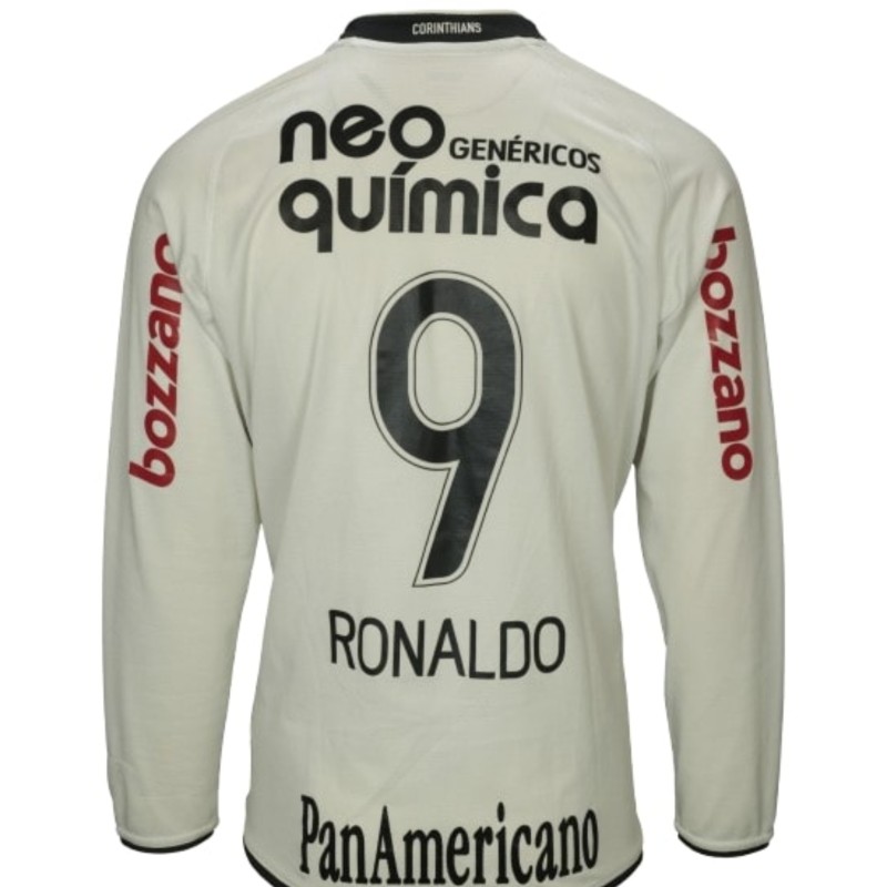 Ronaldo's Signed Corinthians Match-Worn Shirt, 2010