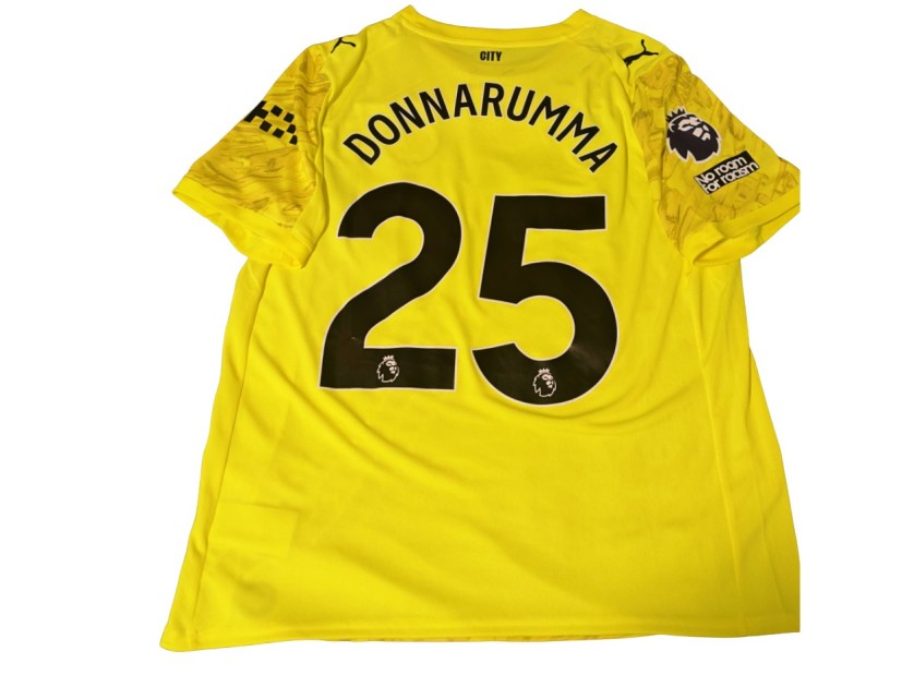 Gigi Donnarumma's Match Issued Special Poppy Shirt - Manchester City