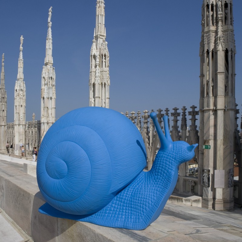 "REgeneration" snail realized by Cracking Art Group