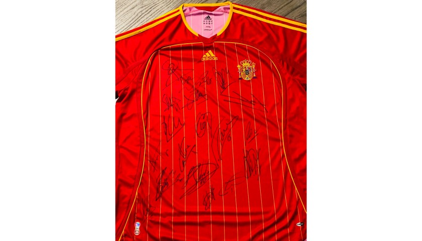 Spain World Cup Champions 2010 Signed Jersey