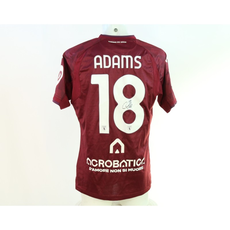 Adams' Torino vs Monza Signed Unwashed Shirt, 2024