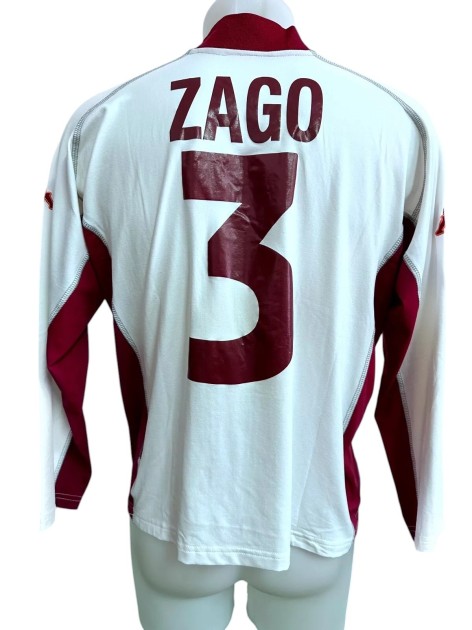 Zago's Match-Issued Shirt, Roma 2001/02