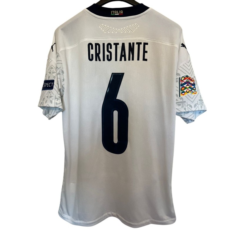 Cristante Match-Issued Shirt, Holland vs Italy UEFA Nations League 2020