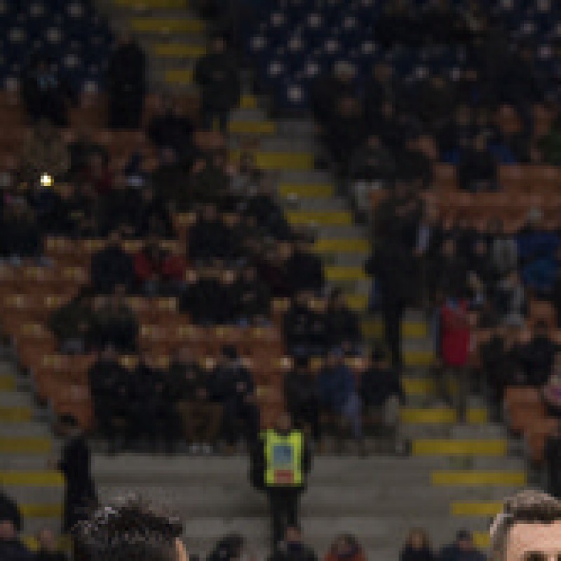 Scendi in campo come mascot in occasione di Inter-Sampdoria