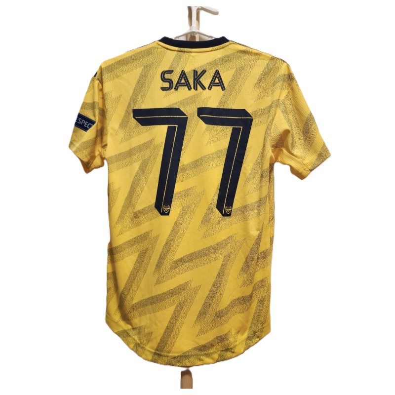 Bukayo Saka's Arsenal 2019/20 Match-Issued Shirt 