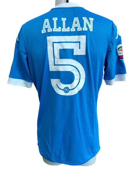 Allan's Match Shirt, Naples vs Lazio 2015