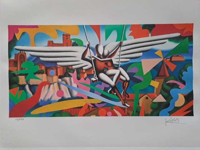 "Now and Always" Lithograph Signed by Mark Kostabi